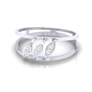 Anillos de Oro Certificado con Diamantes Simulados de 14K, Forma de Pera, 0.07ct, Multitono, Multicolor, Juego de 6 Piezas con Incrustaciones de Rodio - Product Image 2