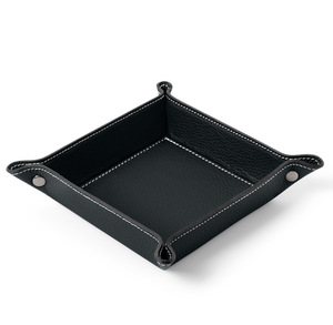 Valet Tray Structured <b>Desk</b> & Living Room Organizer- Italian Genuine Leather-Handmade-PS640 - Product Image 3