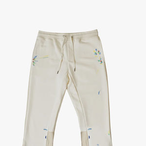 Pantalon de survêtement personnalisé de haute qualité Design évasé 2024 pantalons de survêtement en coton lourd hommes pile survêtement pantalon de survêtement évasé - Product Image 6