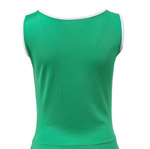 ชุดฝึกซ้อมเชียร์ลีดเดอร์แบบไม่มีแขน ขายตรงจากโรงงาน เอวยางยืด ขายส่งชุดเชียร์ลีดเดอร์ - Product Image 4