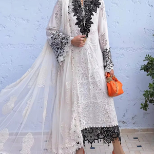 Top Selling Unstitched Formal Party <b>Dress</b> for Women New Designer Regular Length Salwar Kameez 2025 - Product Image 1