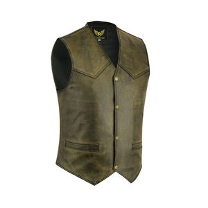 Chaleco de Cuero Casual para Hombre, Moda 2026, Buena Calidad, Diseño Superior, Transpirable, Personalizable para Invierno, Disponible al por Mayor - Product Image 5