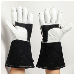 Guantes de soldadura resistentes al fuego de alta calidad Duraderos y flexibles Pedidos a granel Proveedor Oem con material de revestimiento de algodón - Product Image 4