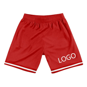 Short sportif en maille pour hommes, avec logo personnalisé et décoration à motif solide - Product Image 6