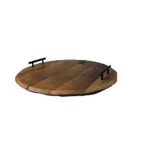 Top Selling <b>Wood</b> Serving Tray with Metal Handles Serving Tray for Party Platter with Handles Customized Size Shape <b>Colour</b> - Product Image 5