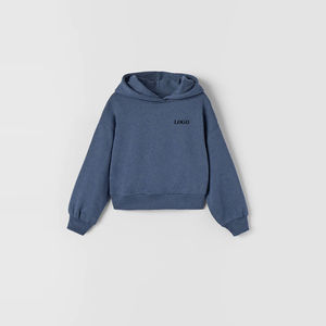 Ensemble de Survêtement à Capuche Durable pour Enfants Respirant Doux Confortable Street Wear Conception 2-en-1 Polyester/Coton Léger Bon Marché - Product Image 3