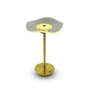 신제품 연잎 창조적 인 분위기 LED 램프 중국 복고풍 테이블 램프 식탁 가정 데스크탑 장식 램프