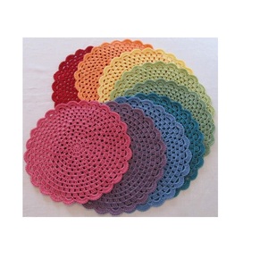 Trendy Theme <b>Round</b> <b>Placemat</b> Factory-Direct Tableware for Dining Home Decor Weddings & Parties Durable Mats & Pads Design - Product Image 6