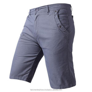 100% pantalones cortos informales de verano de algodón para hombre, nuevas Bermudas para correr con cremallera recta, pantalones con patrón sólido para niños - Product Image 5