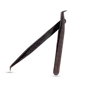 Pinzas de volumen de pestañas construidas con tensión antifatiga y recubrimiento libre de estática ideal para profesionales de salón - Product Image 2