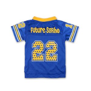 Camiseta de fútbol Sigma Gamma Rho Kids Royal Blue con logotipo bordado y escudo Ropa de hermandad juvenil de poliéster ligero - Product Image 2