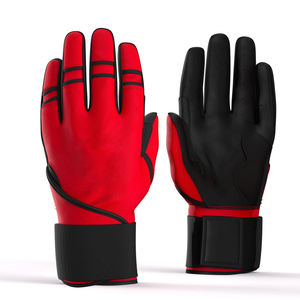 Gants de frappe de baseball professionnels légers, avec une adhérence sécurisée de la paume, poignet réglable, cuir Cabreta de haute qualité, personnalisables - Product Image 1