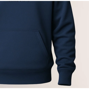 Sudadera con Capucha Personalizada, Bordada, de Felpa Gruesa, de Poliéster/Algodón, Estilo Urbano, Diseño Sólido, con Bolsillo Tipo Canguro - Product Image 3