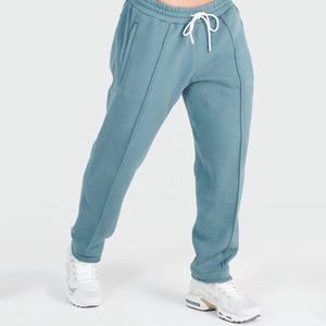 Joggers informales cepillados ajustados de poliéster y algodón de peso medio para hombre, cierre de cordón a prueba de viento transpirable personalizado de alta calidad - Product Image 3