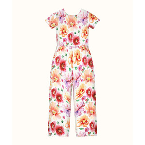 ชุดเสื้อผ้าแขนสั้นเด็กผู้หญิงก่อนวัยเรียน ทำจากใยไผ่ ระบายอากาศได้ดี - Product Image 1