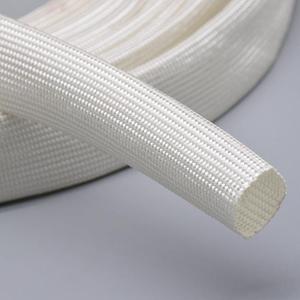 Gaine de câble tressée Hampool, isolation électrique en fibre de verre, gaine de moteur en PVC, gaine de câble tressée haute température. - Product Image 1