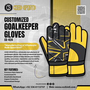 Nouveauté Gants de gardien de but à découpe négative et design géométrique, Gants de football en latex pour une performance par tous les temps - Product Image 6