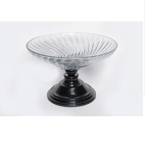 Nouveauté : Accessoires de décoration de table pour hôtel, design, pour les fêtes de mariage, support en verre et en métal, serveur à gâteau au prix le plus bas - Product Image 4