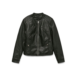 Abrigo Casual de Otoño para Mujer, Transpirable, de Poliéster y Algodón, Largo Regular, Cierre de Cremallera, Manga Larga, Color Sólido, Estilo Vintage, con Bolsillos - Product Image 1