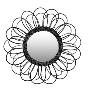 Espejo redondo para colgar en la pared de hierro con hermoso marco de espejo y decoración de pared con acabado dorado para el hogar, el hotel y la Oficina - Product Image 6