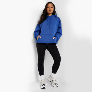 Sweat-shirts à capuche d'hiver pour femmes, entièrement personnalisés, fabriqués en usine, couleur personnalisée, en molleton français de haute qualité, grandes tailles, 100% coton - Product Image 3