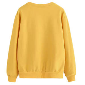 Sudadera Oversize de Estilo de Vida, Cómoda, Corte Regular, Diseño Sólido para Invierno, 100% Algodón, Ideal para Atuendos Casuales y Streetwear - Product Image 2