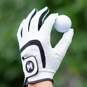 Nouveauté Gants de golf en cuir Cabretta Gants de golf en gros Logo personnalisé antidérapant blanc Gant de golf de haute qualité - Product Image 3