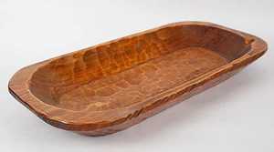 Cuenco grande de madera de Acacia hecho a mano, diseño minimalista ecológico, cuenco para servir ensalada con acabado Natural de forma redonda - Product Image 4