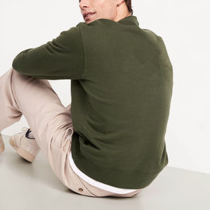 Fournisseur en gros Sweat-shirt à logo personnalisé Col rond Manches longues Tissu en polaire doux Vêtements décontractés - Product Image 3