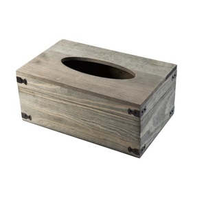 Boîte à mouchoirs en bois Boîte à mouchoirs en bois rectangulaire Accessoires de cuisine Produit le plus vendu - Product Image 6