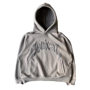 Sweat à capuche zippé de conception OEM pour hommes sweat à capuche vierge en éponge française sweat-shirt à capuche décontracté délavé à l'acide personnalisé pour hommes - Product Image 5