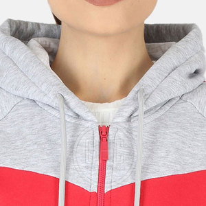 Survêtement à capuche de couleur unie conçu sur mesure pour les femmes pour l'hiver décontracté à l'extérieur avec décoration à motifs - Product Image 5