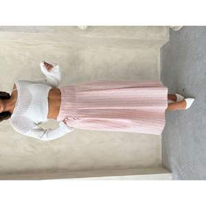 Falda de Lino a Rayas para Mujer - Product Image 3