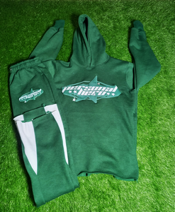 100% nuevo estilo de algodón personalizado chándal de dos piezas de gran tamaño para hombre con capucha francés Terry de gran tamaño Puff estampado chándal para hombres - Product Image 4