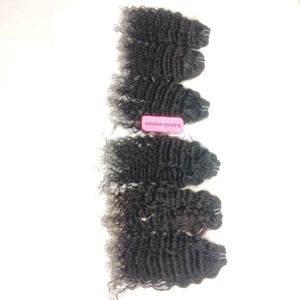 Raw Indian 100% Natural bundle Vente en gros Double Drawn brut cuticule alignée tissage non transformé pas cher extensions de cheveux humains - Product Image 1