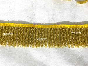 Gold Bouillon <b>Fringe</b> <b>Trim</b> Metallic Rayon Tassel for Vestments, Epaulettes Decorative Luxury Braid - Product Image 4