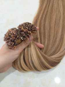 Extensions de cheveux bouclés ondulés, couleur, cheveux vierges crus naturels, cuticules non traités, alignées, blondes 613, reflets Piano ombrés - Product Image 6