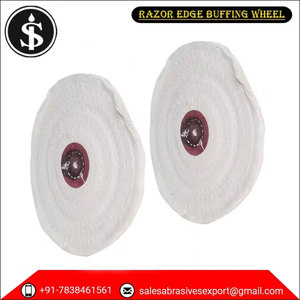 Nuevos abrasivos Premium Rueda de pulido de borde de maquinilla de afeitar superior sin tratar de 4 "para pulido de color - Product Image 4
