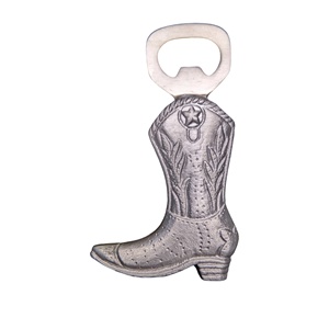 Meilleur prix Ouvre-bouteille vintage en forme de chaussure en métal petite taille pour les cadeaux de mariage Restaurant Hôtel Utilisation - Product Image 1
