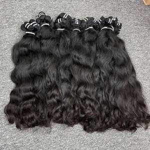 Vague naturelle de meilleure qualité dans les cheveux de trame, cheveux 100% humains, cheveux bruts vietnamiens un donneur - Product Image 1