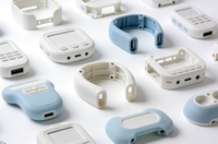 Prototipo de Carcasa de Dispositivo Médico de Silicona Fundida al Vacío Personalizada, Recinto de Plástico de Grado Médico para Equipos, Pieza de Prototipado Rápido