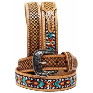เข็มขัดลูกปัดหนังวัวคาวบอยตะวันตกดีไซน์สุดยอดผู้ผลิตสำหรับผู้ชายผู้หญิง - Product Image 6