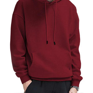 Sweats à capuche à poignets élastiques pour vêtements pour hommes Streetwear basics coton mélangé lourd 100% coton sweats à capuche de qualité supérieure pour hommes - Product Image 1
