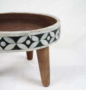 Support à gâteau élégant en nacre écologique, artisanal, avec taille et couleur personnalisables pour occasions spéciales - Product Image 4