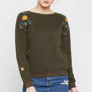 Factory Outlet Gran personalidad Mujer Sudadera 300GSM Basics Algodón Mezclado Venta en línea Mujer Sudadera - Product Image 1