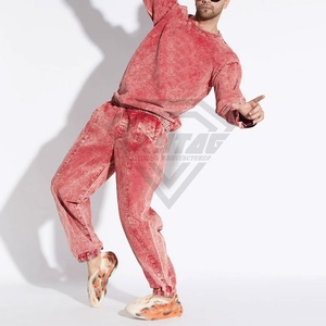 Chándal de lavado ácido para hombre, 100% algodón, superventas, calidad personalizada, venta al por mayor, diseña el tuyo propio para el invierno - Product Image 5