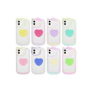 Coque en silicone transparente Netzy Lilac pour iPhone 11 11 Pro XR avec support Pop Socket intégré et motif chat - Product Image 2