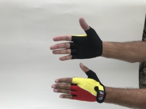 GAF Customized Logo Breathable Fitness <b>Gloves</b> for Men and Women Adjustable Half Finger Weight Lifting Workout <b>Gloves</b> - Product Image 2
