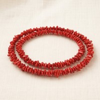 Collar de Cuentas de Concha Roja Natural con Cadena de Plata 925, Joyería Boho de Playa con Piedras de Cristal, Venta al por Mayor, Regalo para Ella, Marca LJ, 5mm-8mm
