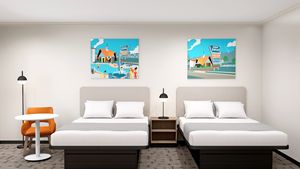 TAISEN Factory, Fabricante de Paquetes de Muebles para Hoteles de 3 Estrellas, Proyecto Hotelero Travelodge, Muebles de Madera Personalizados para Hoteles - Product Image 3